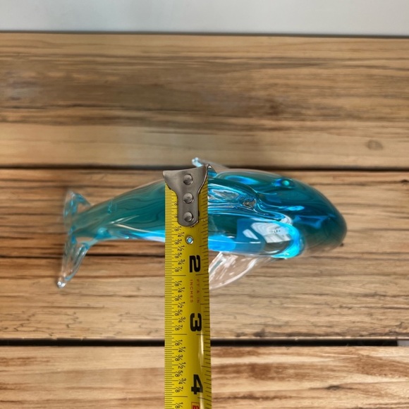Fifth Ave Crystal Glass Dolphin Figurine - Picture 8 of 8